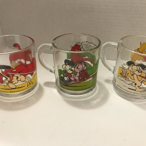 Set of Three Collectible McDonald's Peanuts Character Mugs - Picture 1 of 6